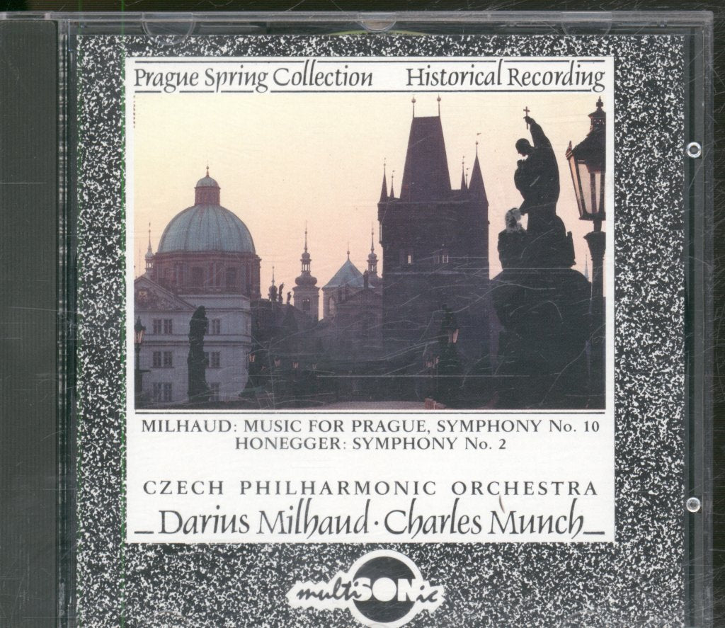 Czech Philharmonic Orchestra, Charles Munch - Milhaud / Honegger - Music For Prague, Symphony No. 10 / Symphony No. 2 - Cd