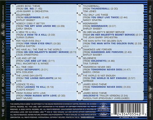 Various Artists - Best Of Bond …James Bond - Cd
