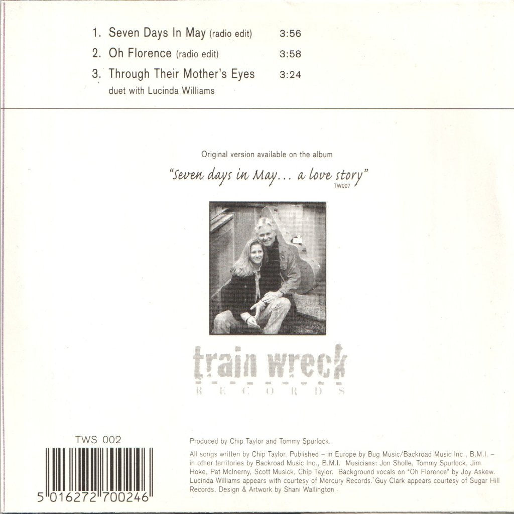Chip Taylor - Seven Days In May - Cd