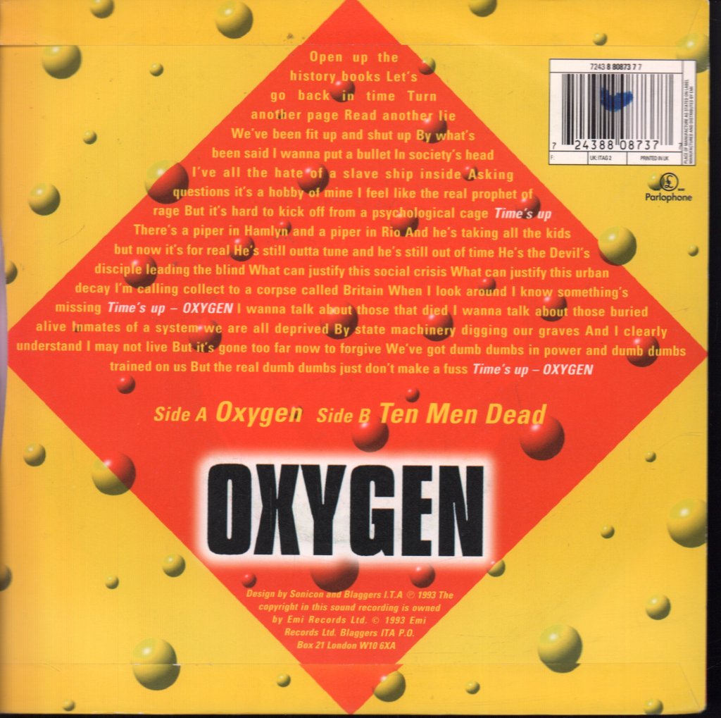 Blaggers Ita - Oxygen - 7 Inch