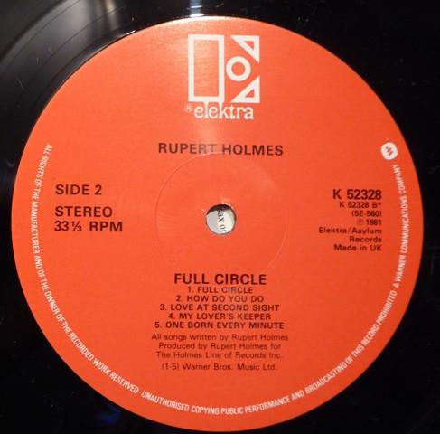 Rupert Holmes - Full Circle - Lp