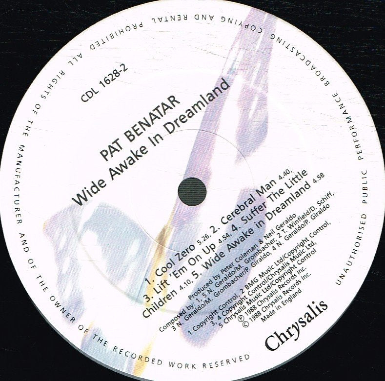 Pat Benatar - Wide Awake In Dreamland - Lp