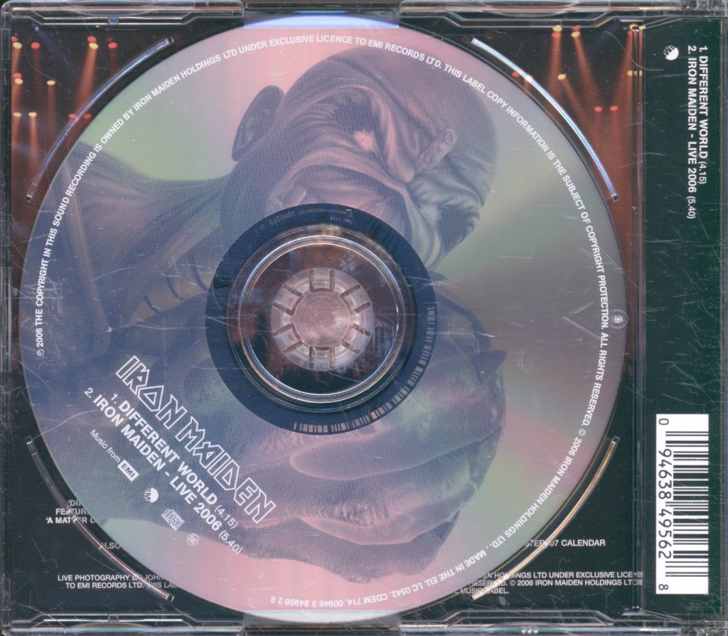 Iron Maiden - Different World - Cd