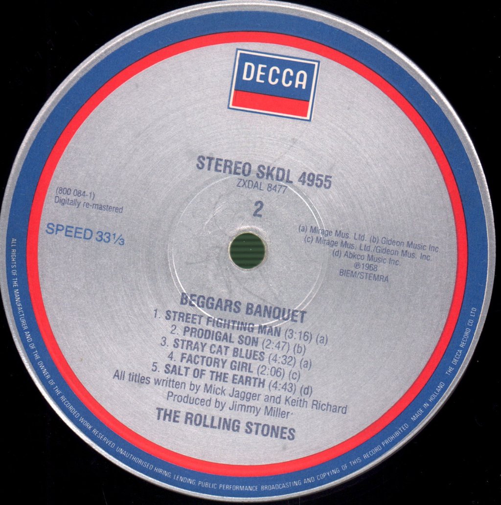 Rolling Stones - Beggars Banquet - Lp