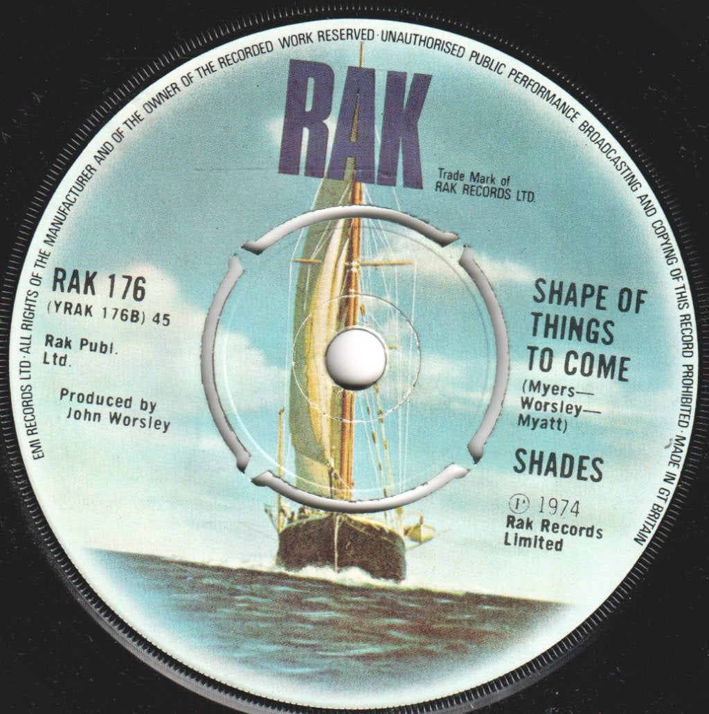 Shades (70'S Group) - Hold On Billy - 7 Inch