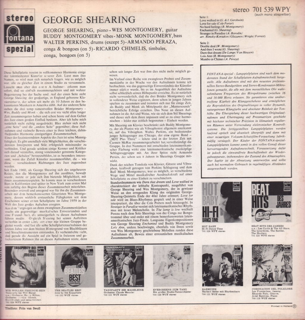 George Shearing - George Shearing - Lp