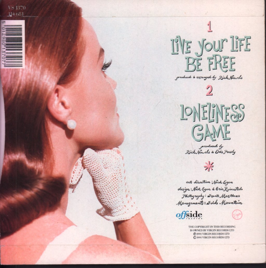 Belinda Carlisle - Live Your Life Be Free - 7 Inch