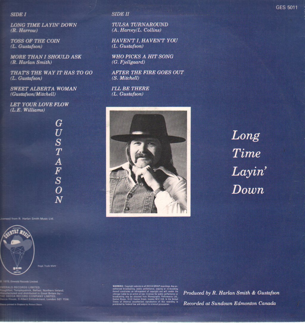 Gustafson - Long Time Layin' Down - Lp