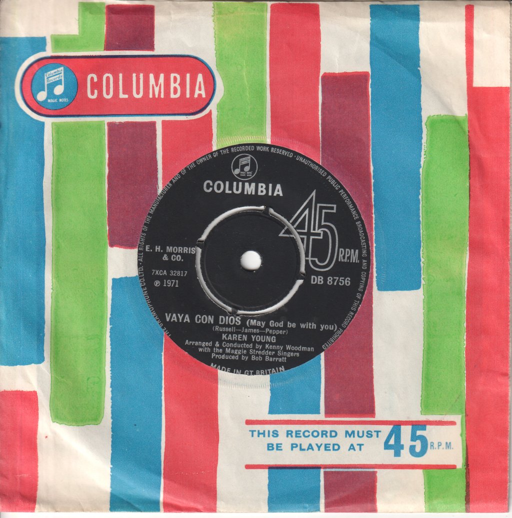 karen young (female pop) - Vaya Con Dios - 7 Inch