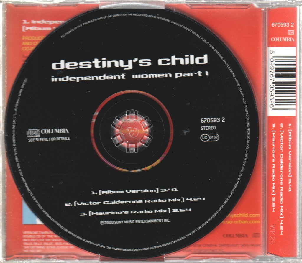Destiny's Child - Independent Women - Cd