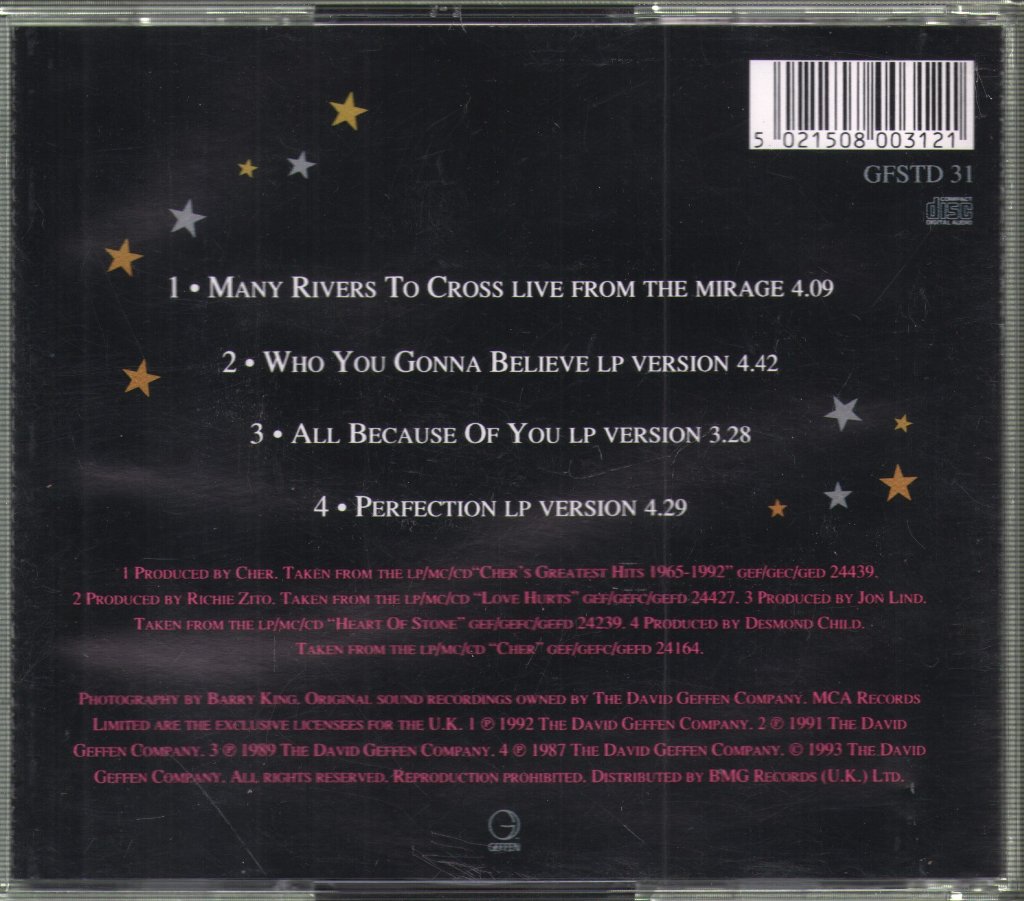 Cher - Many Rivers To Cross - Cd