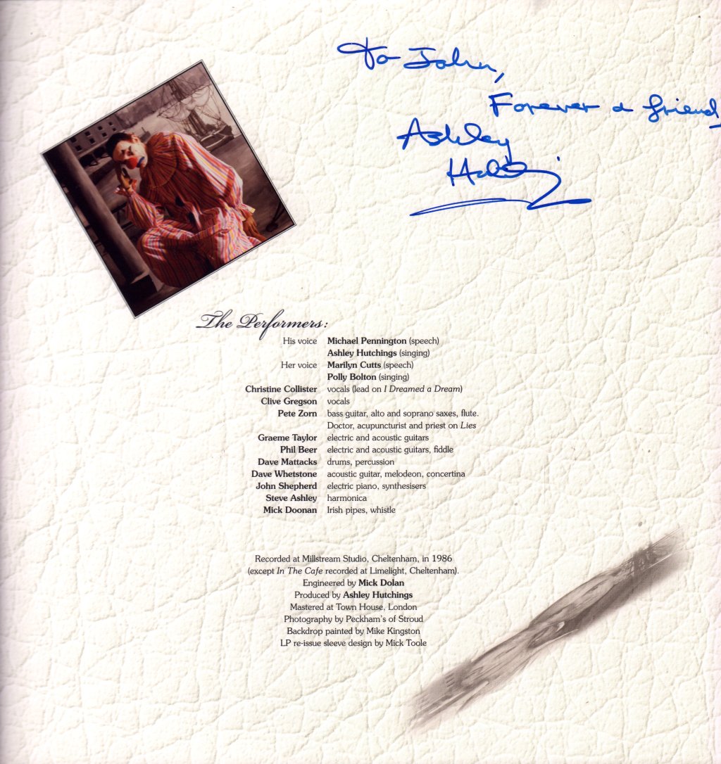 Ashley Hutchings - By Gloucester Docks I Sat Down And Wept (A Love Story) - Lp