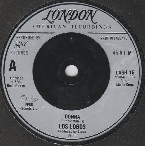 Los Lobos - Donna - 7 Inch
