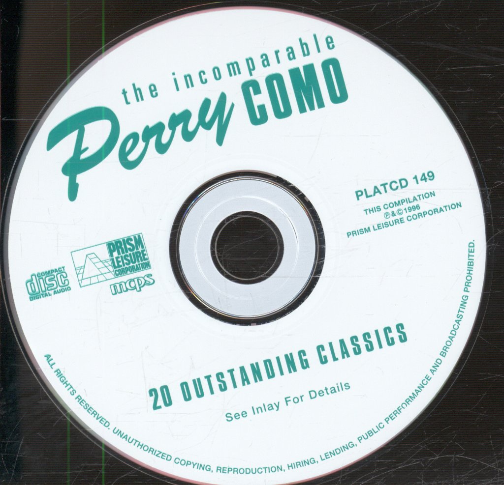 Perry Como - Incomparable Perry Como - Cd