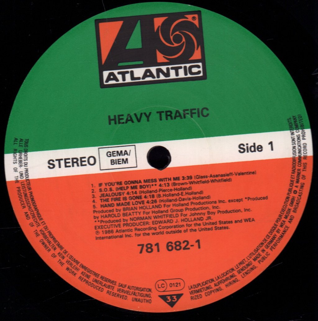 Heavy Traffic Starring V - Heavy Traffic Starring V - Lp