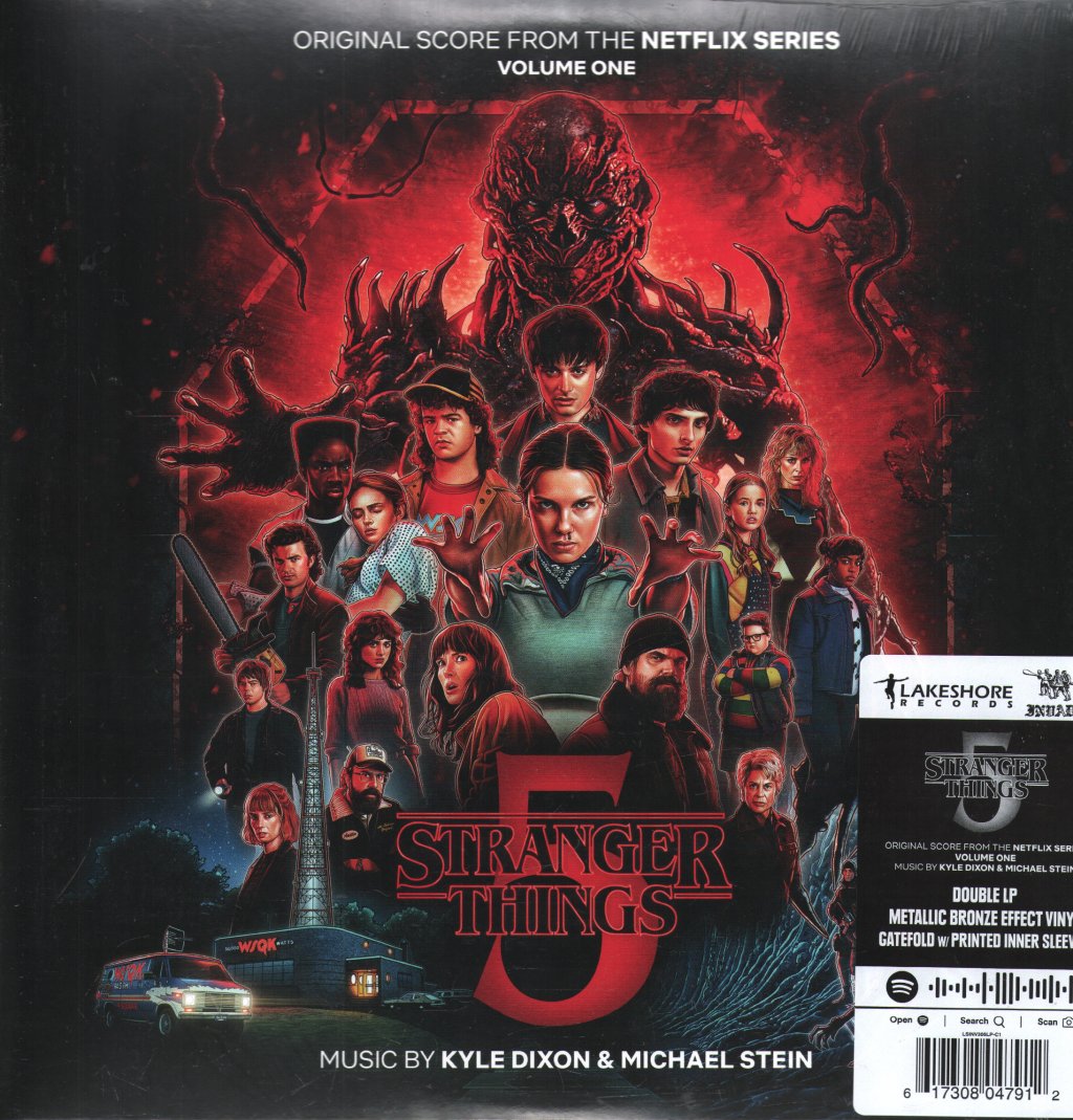 Kyle Dixon And Michael Stein - Stranger Things 5 (Original Score From The Netflix Series - Volume One) - Double Lp