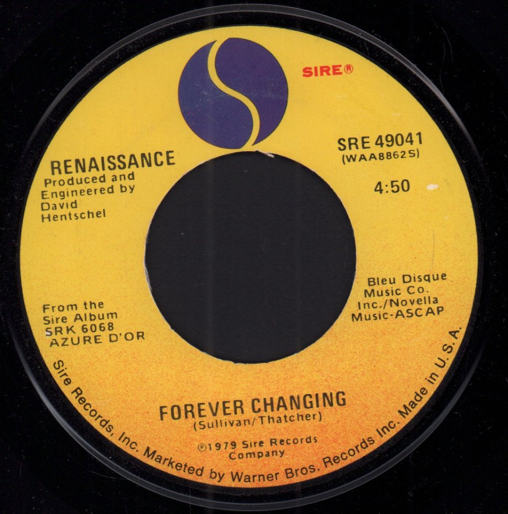 Renaissance (Rock/Prog Group) - Jekyll And Hyde - 7 Inch