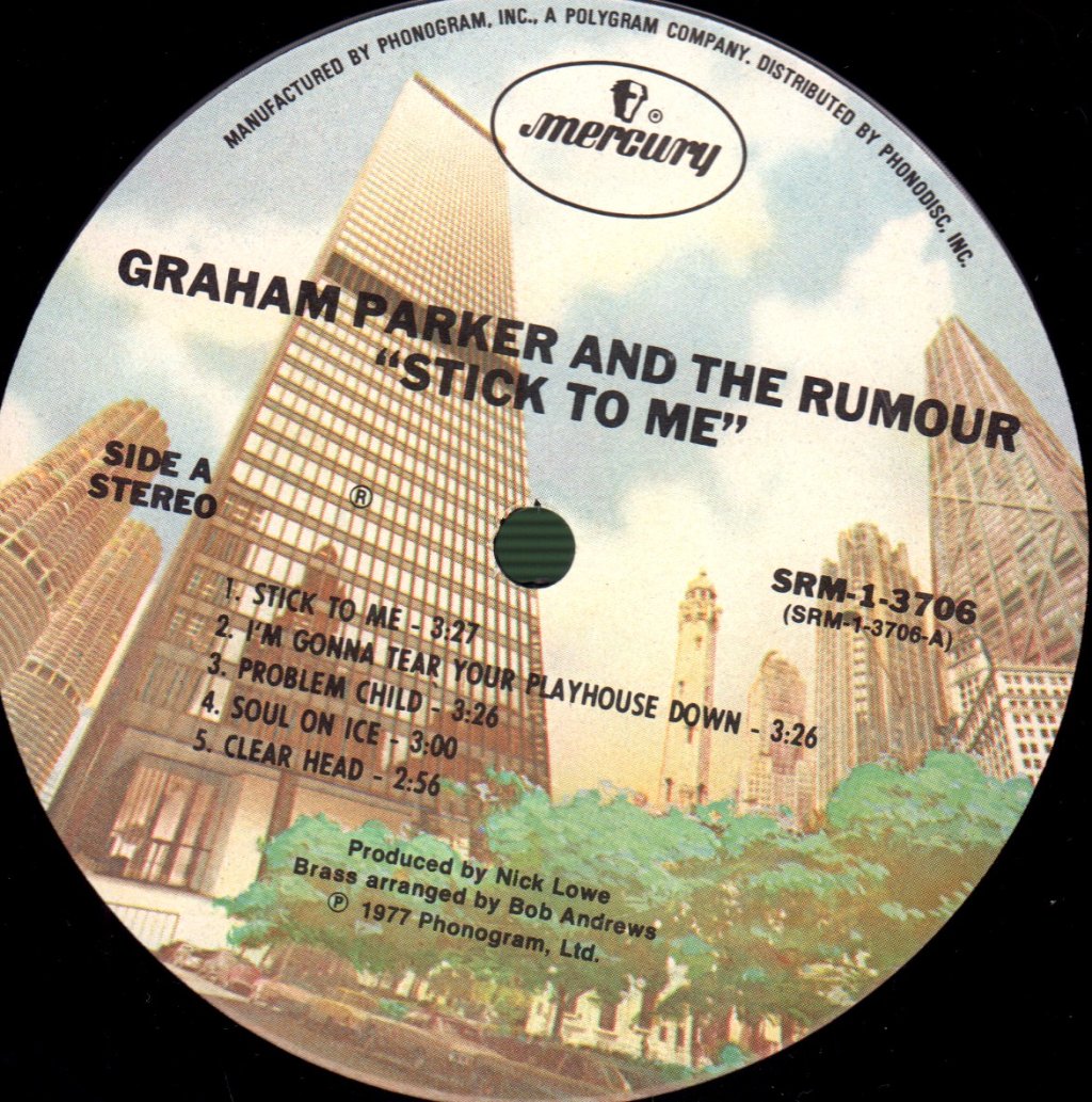 Graham Parker And The Rumour - Stick To Me - Lp