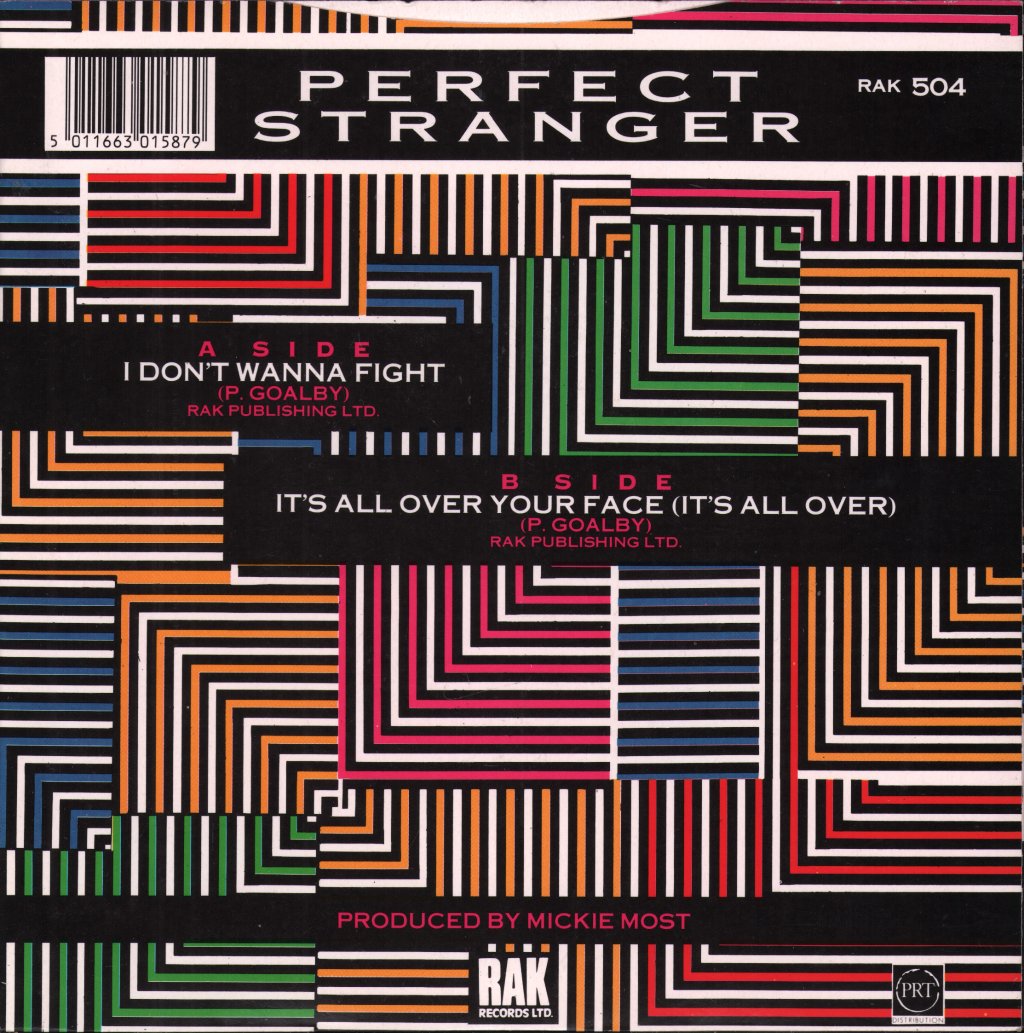 Perfect Stranger - I Don't Wanna Fight - 7 Inch