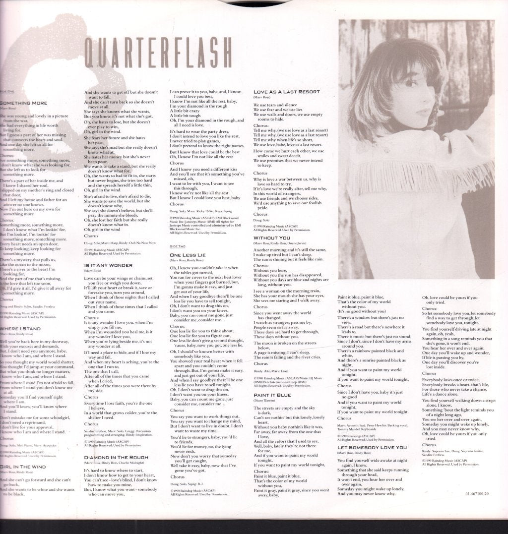 Quarterflash - Girl In The Wind - Lp