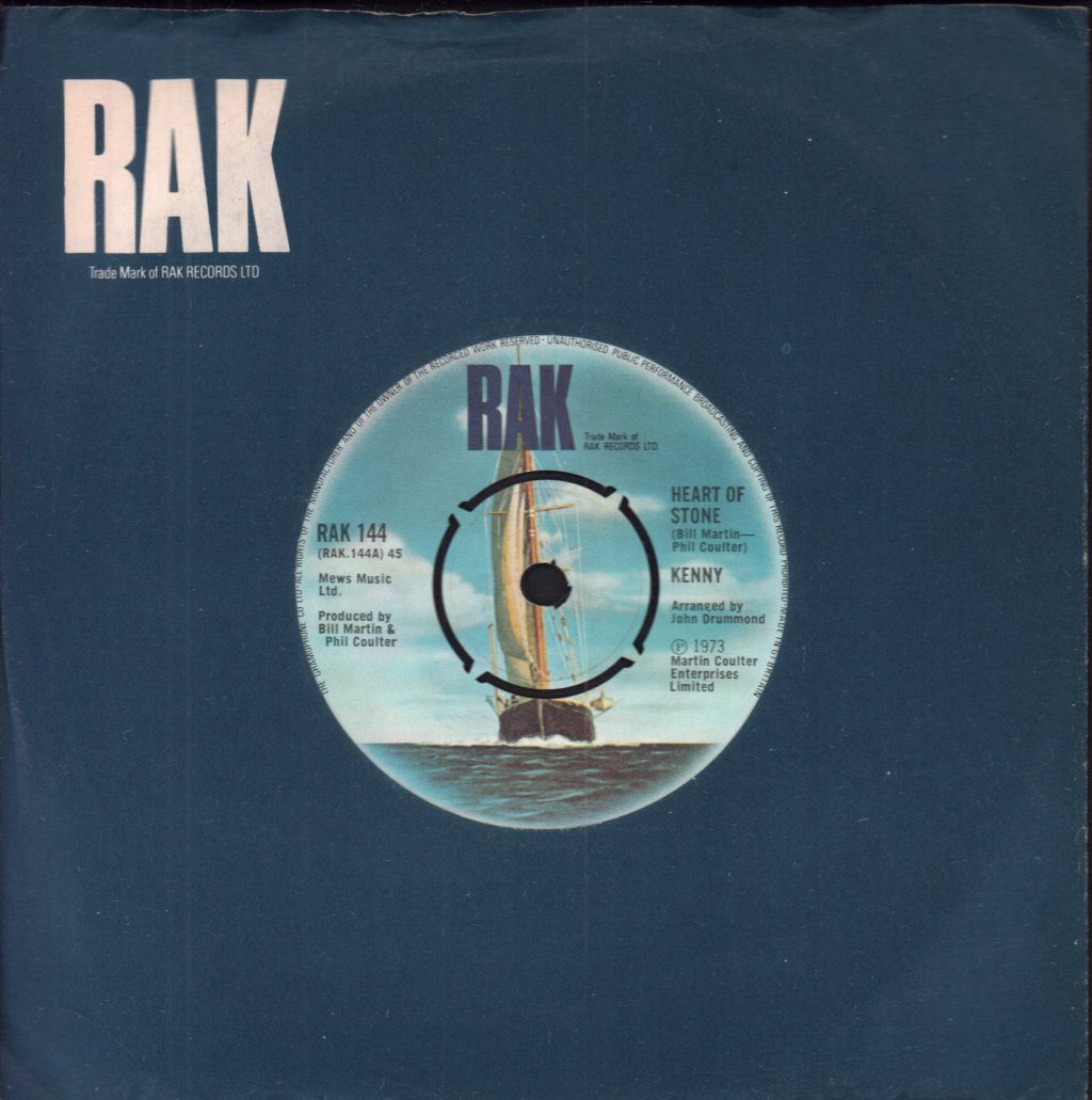 Kenny - Heart Of Stone - 7 Inch
