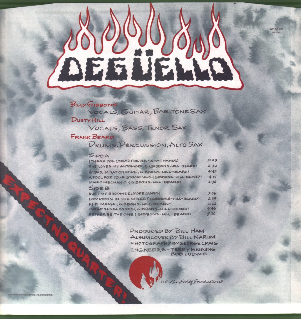ZZ Top - Deguello - Lp