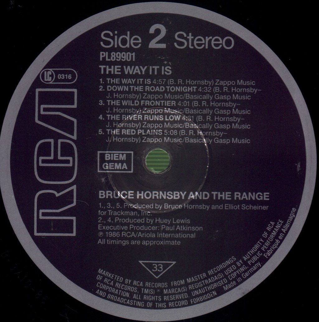 Bruce Hornsby And The Range - Way It Is - Lp