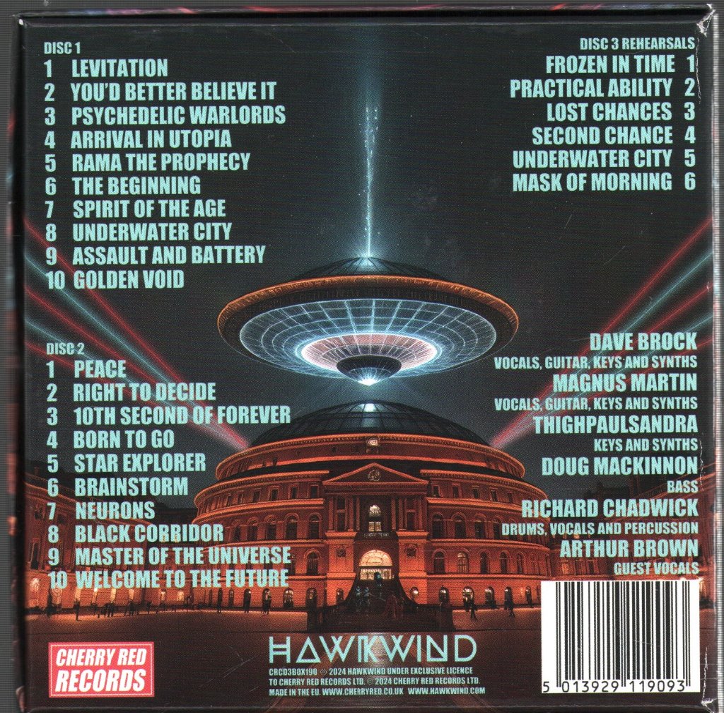 Hawkwind - Live At The Royal Albert Hall - Cd Set