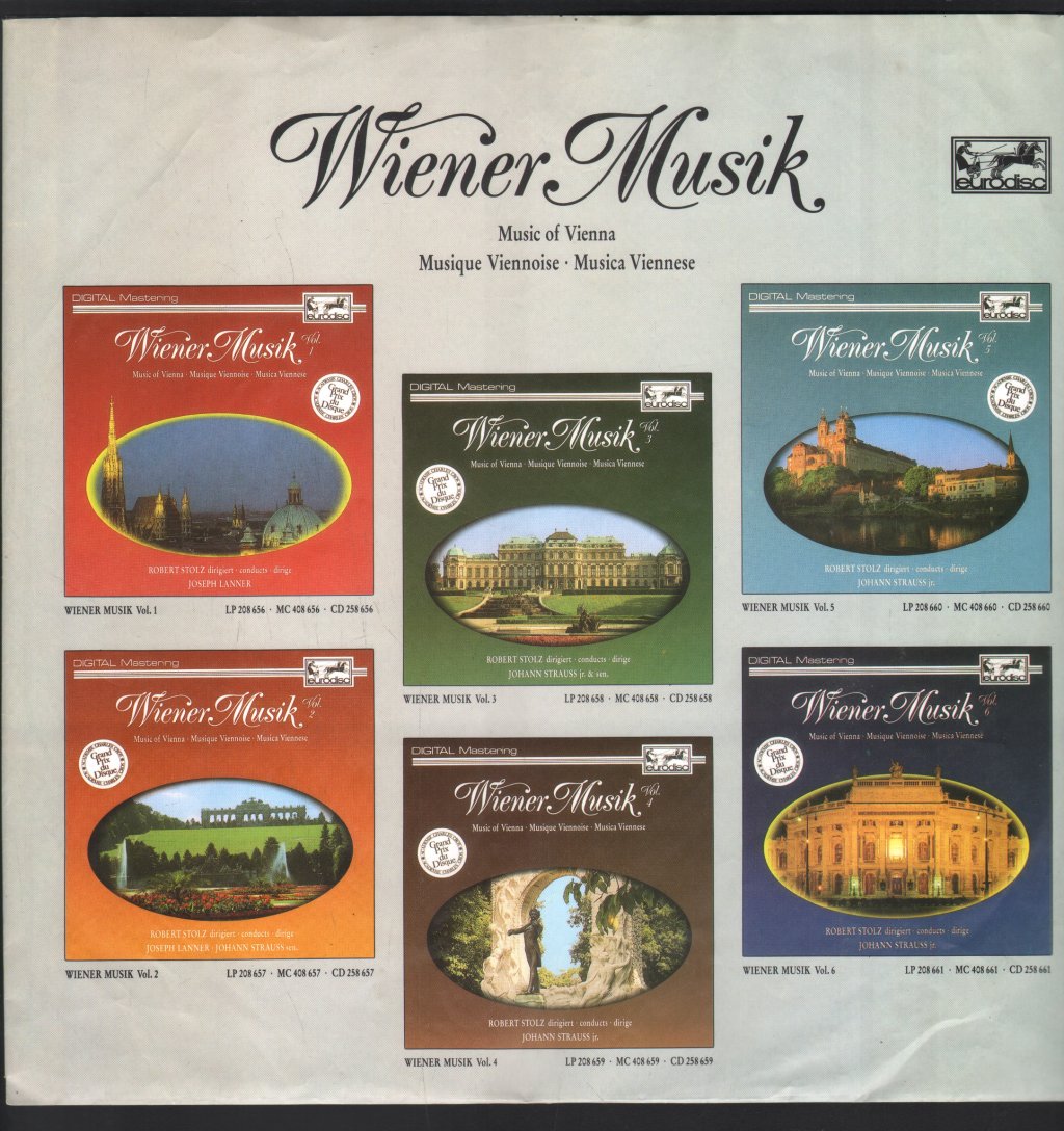 Robert Stolz / Berliner Symphoniker / Wiener Symphoniker - Wiener Musik Vol. 12 (Music Of Vienna) - Lp