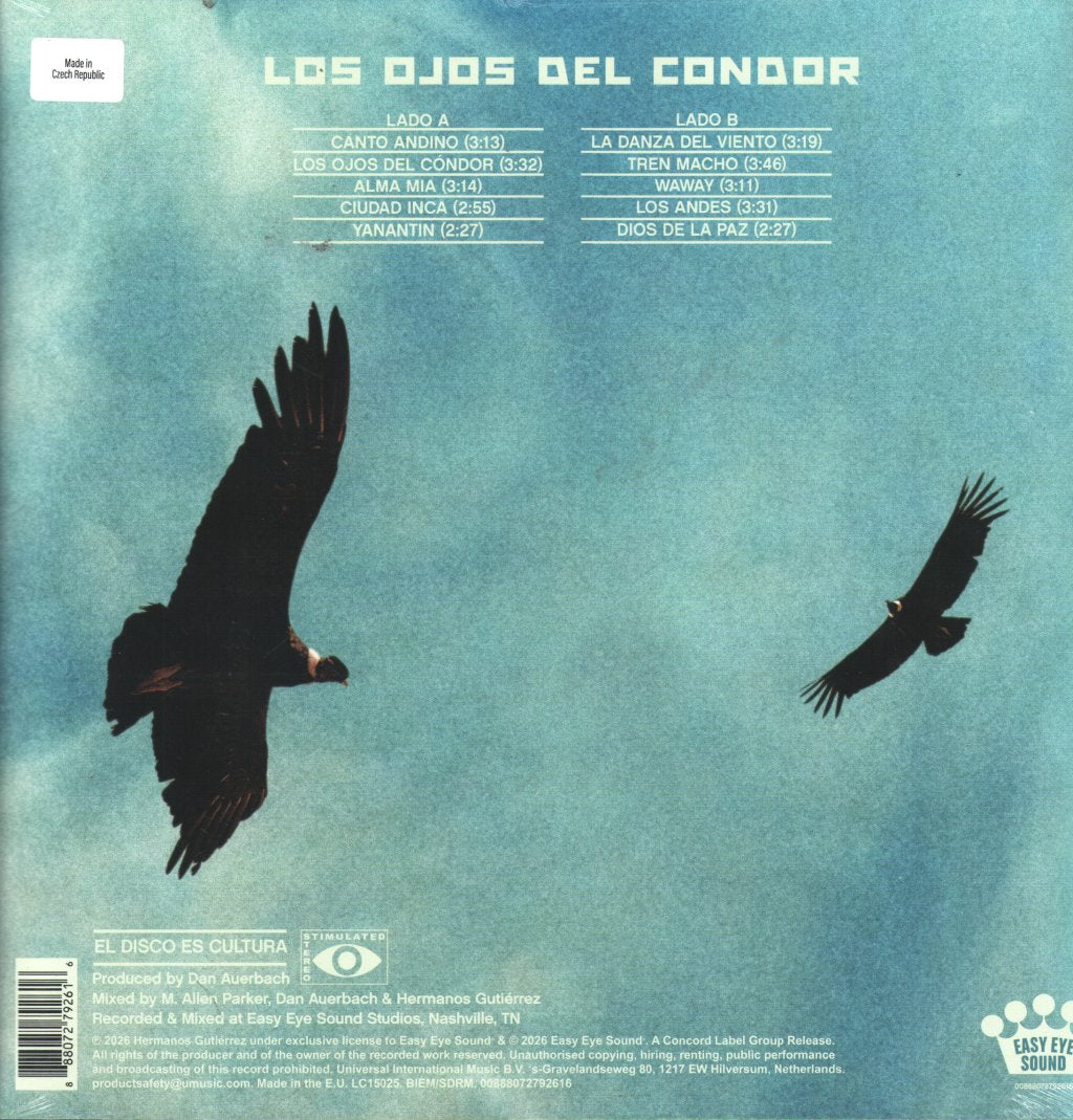 Hermanos Gutiérrez - Los Ojos Del Condor - Lp