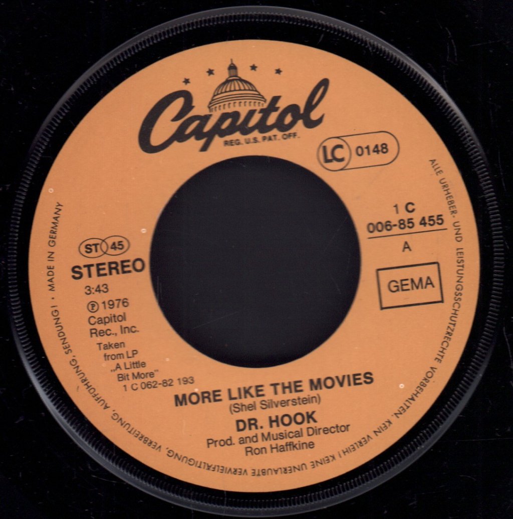 Dr. Hook - More Like The Movies - 7 Inch