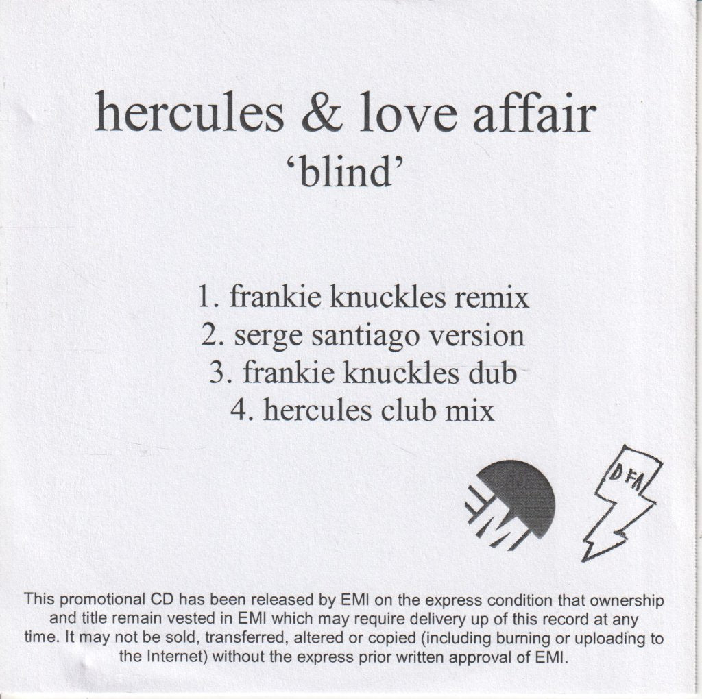 Hercules And Love Affair - Blind - Cdr