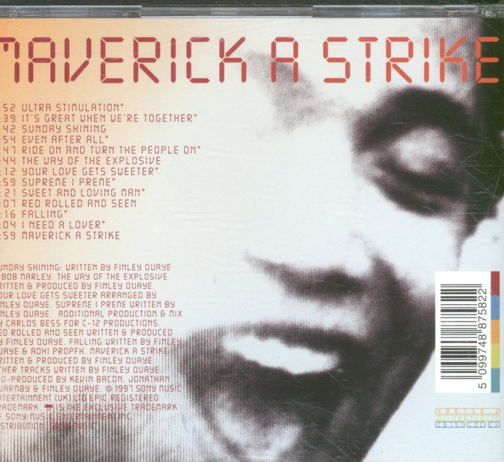 Finley Quaye - Maverick A Strike - Cd