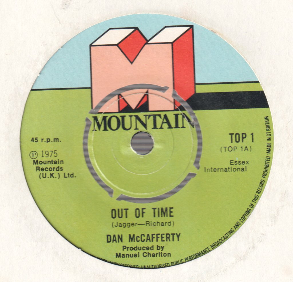 Dan Mccafferty (Nazareth) - Out Of Time - 7 Inch