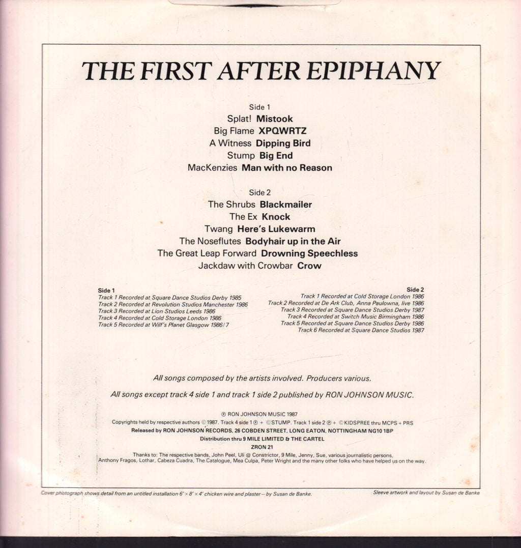 Various Artists - First After Epiphany - Lp