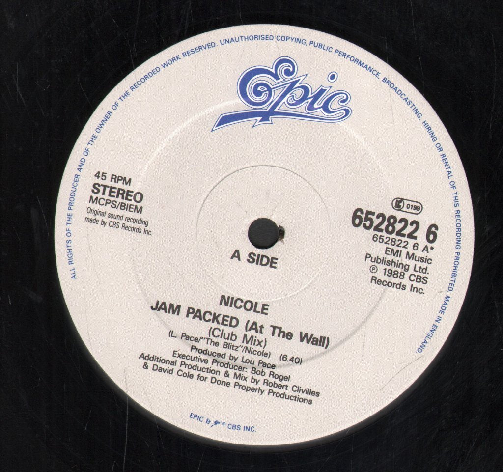 Nicole (Dance) - Jam Packed - 12 Inch
