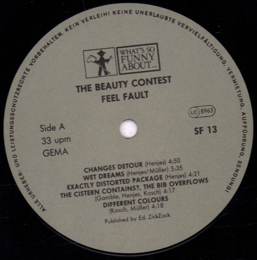 Beauty Contest - Feel Fault - Lp