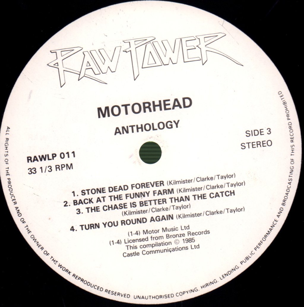 Motorhead - Anthology - Double Lp