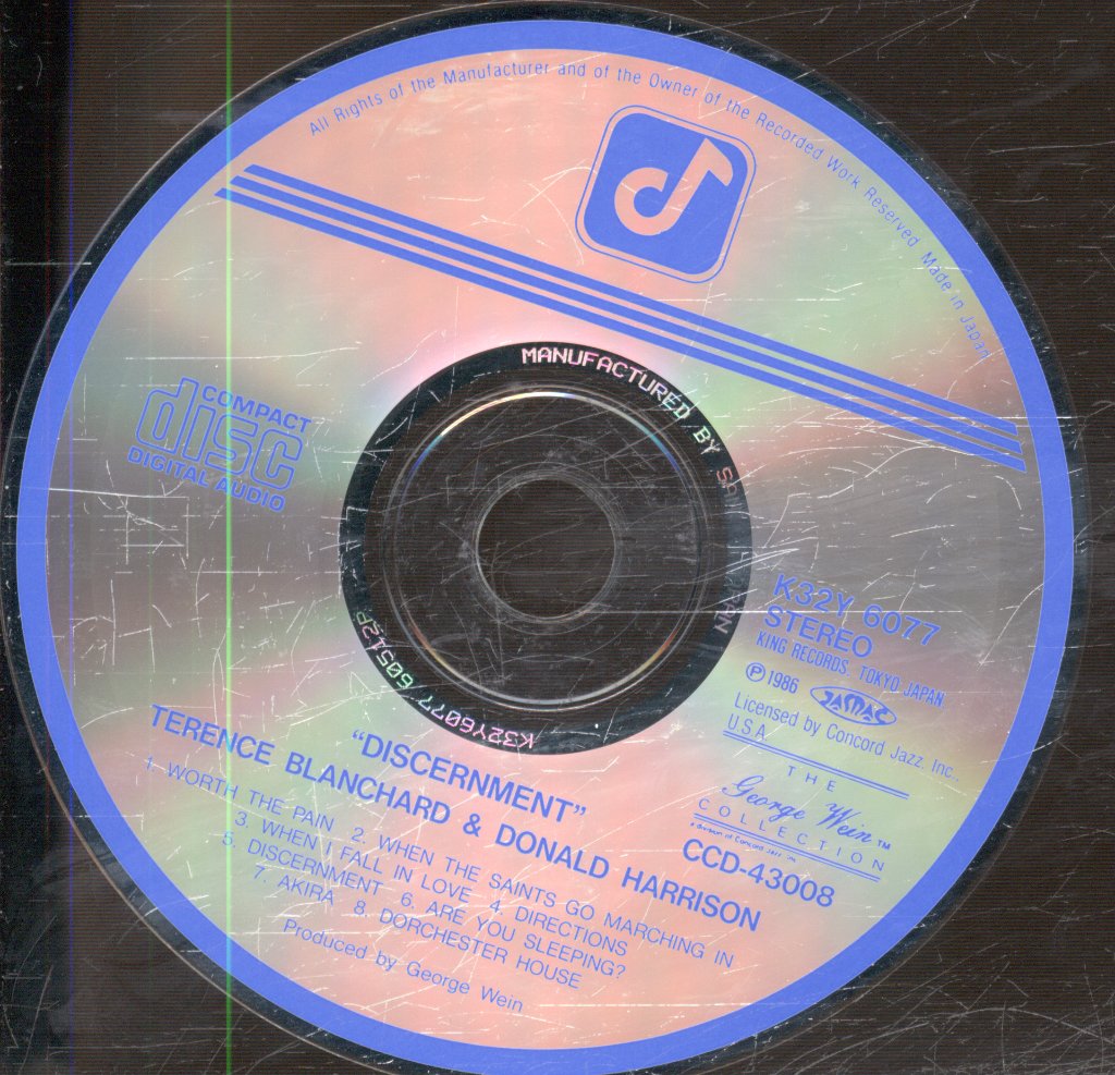 Terence Blanchard, Donald Harrison - Discernment - Cd