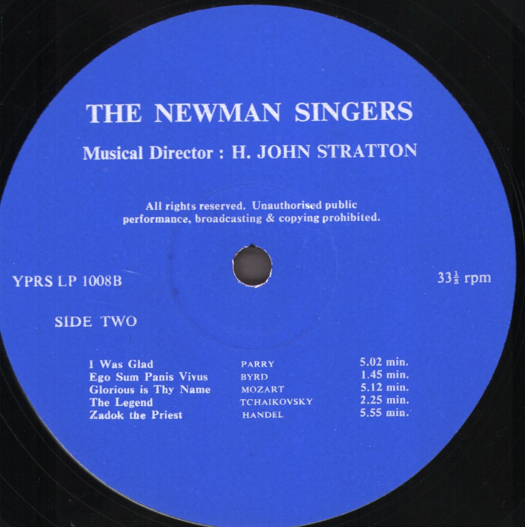 Newman Singers - Newman Singers - Lp