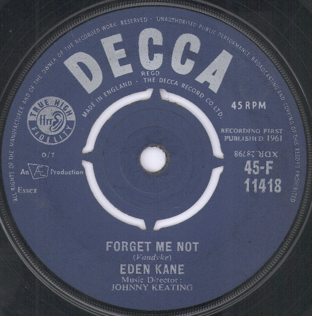 Eden Kane - Forget Me Not - 7 Inch