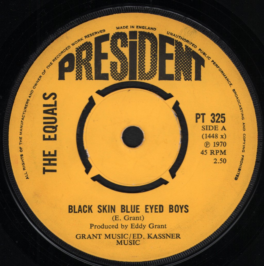Equals - Black Skin Blue Eyed Boys - 7 Inch