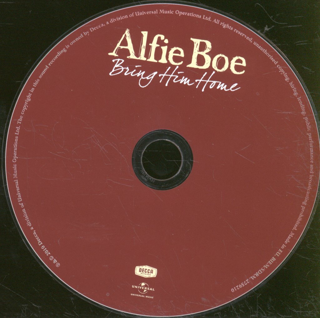 Alfie Boe - Bring Him Home - Cd
