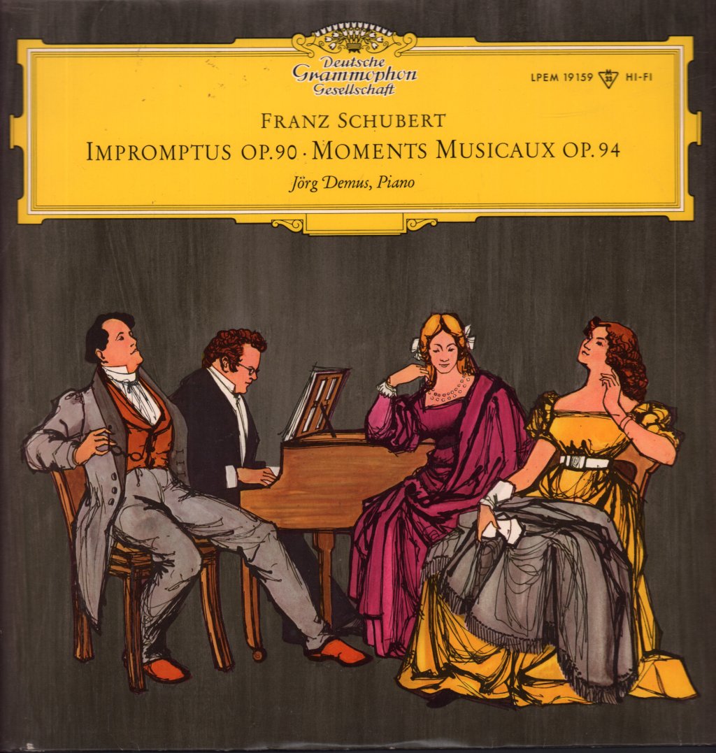 jorg demus - schubert Impromptus Op. 90 - Lp
