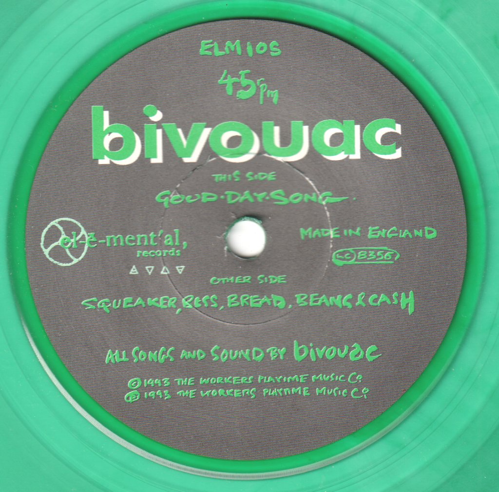 Bivouac - Good Day Song - 7 Inch