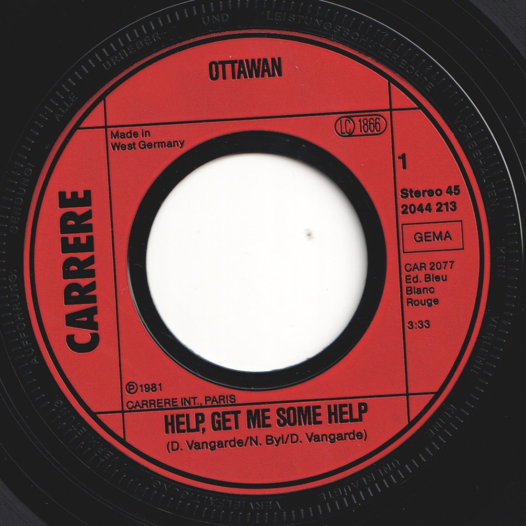 Ottawan - Help Get Me Some Help - 7 Inch