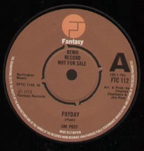 Jim Post - Payday - 7 Inch