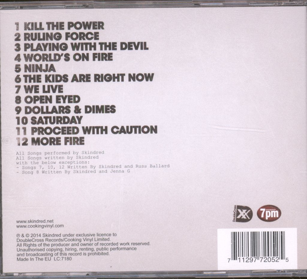 Skindred - Kill The Power - Cd
