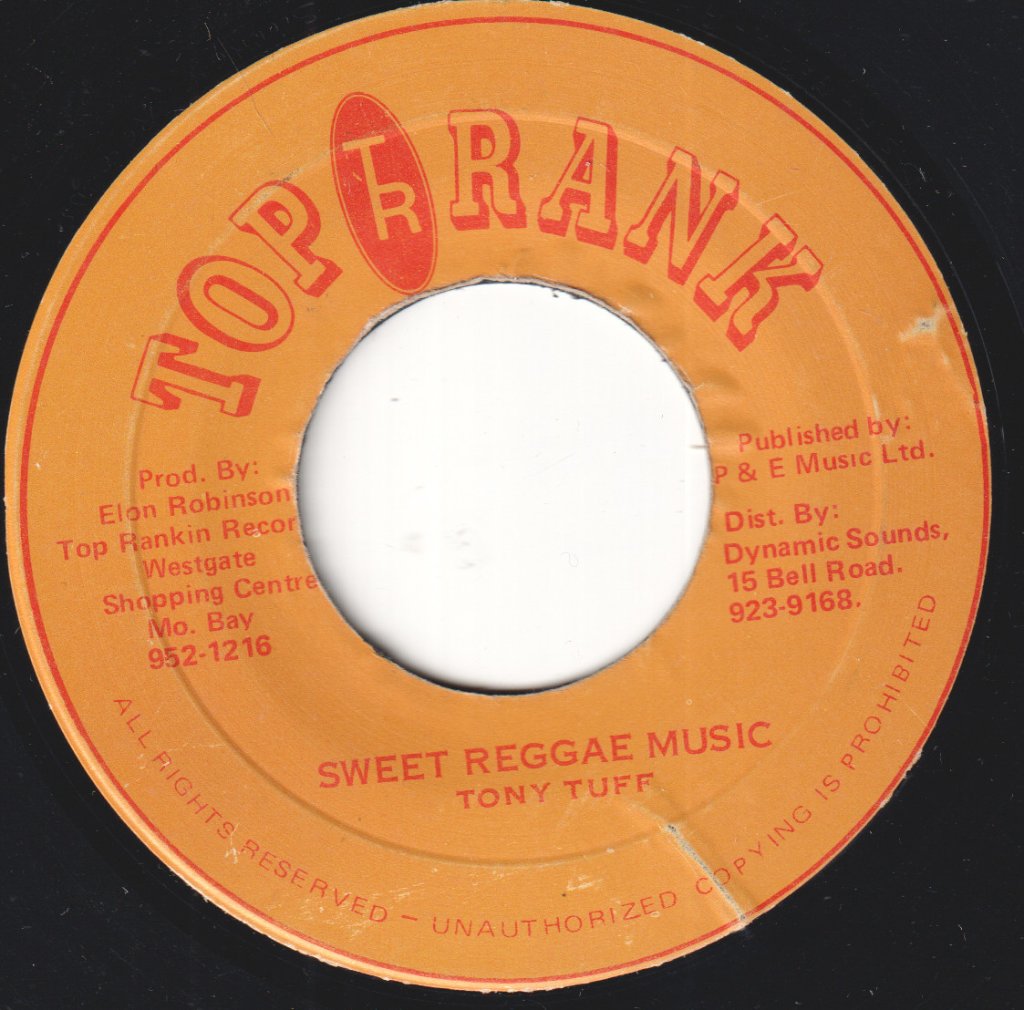 Tony Tuff - Sweet Reggae Music - 7 Inch