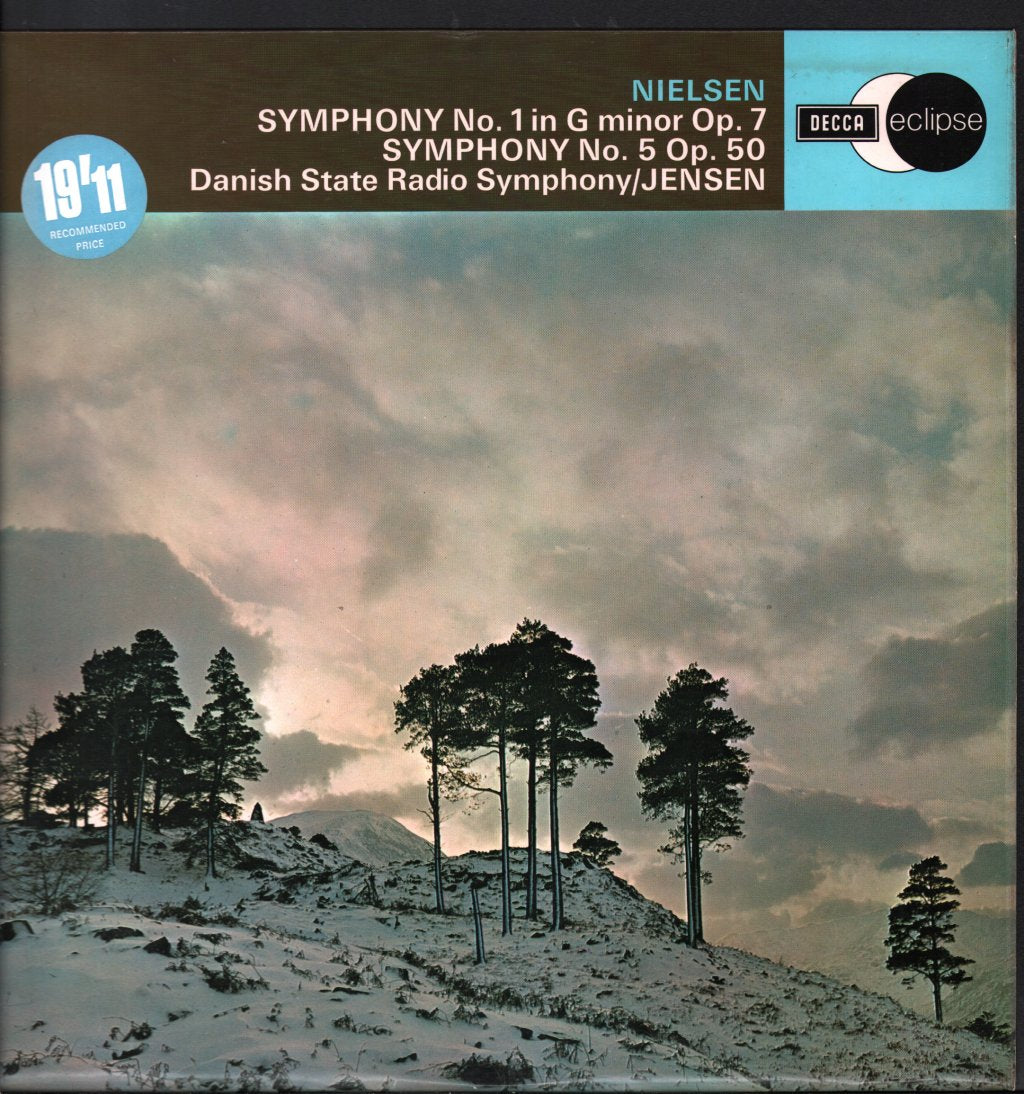 Danish State Radio Symphony Orchestra / Thomas Jensen - Nielsen - Symphony No. 1, Symphony No. 5 - Lp